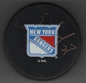 Alexei Kovalev Rangers Autographed Hockey Puck w/COA