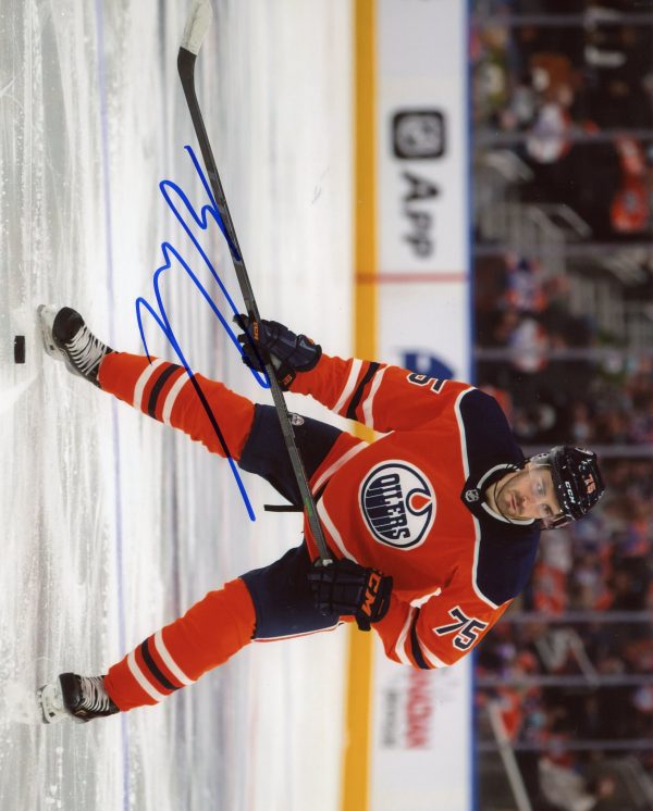 Evan Bouchard Oilers Autographed 8x10 Photo W/ COA 2