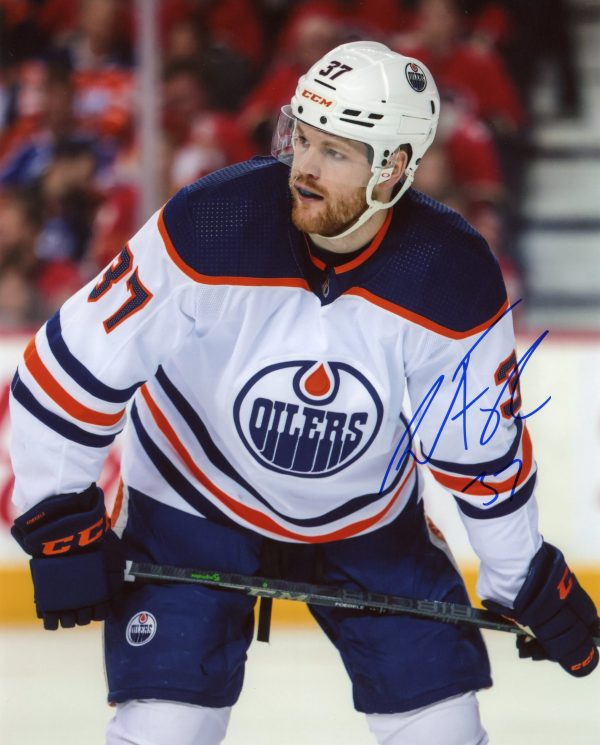Warren Foegele Oilers Autographed 8x10 Photo W/ COA