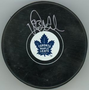 Doug Gilmour Toronto Maple Leafs Signed Puck w/COA