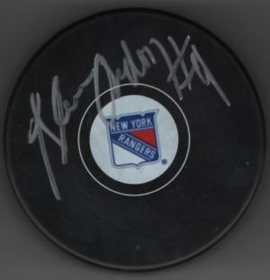 Glenn Anderson Rangers Autographed Hockey Puck w/COA