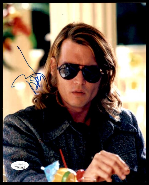 Johnny Depp Actor Autographed 8x10 Photo w/COA