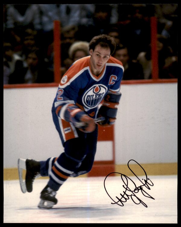 Lee Fogolin Edmonton Oilers Autographed Signed 8×10 Photo w/COA