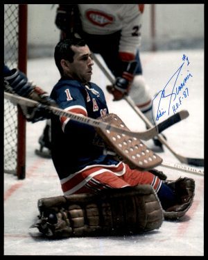 Ed Giacomin New York Rangers Autographed Signed 8×10 Photo w/COA