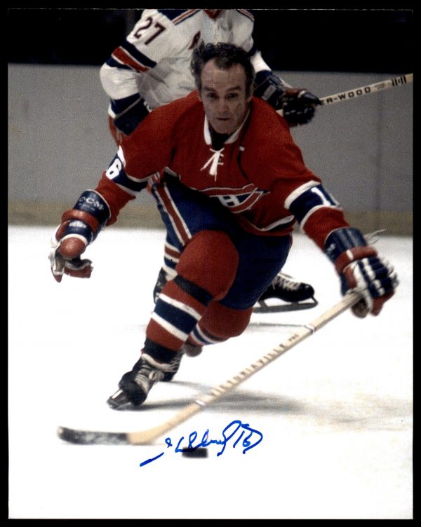 Henri Richard Montreal Canadiens Autographed Signed 8×10 Photo w/COA