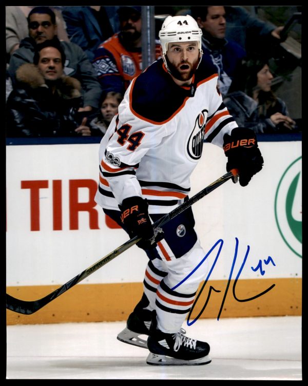 Zack Kassian Signed Edmonton Oilers 8x10 Photo - COA