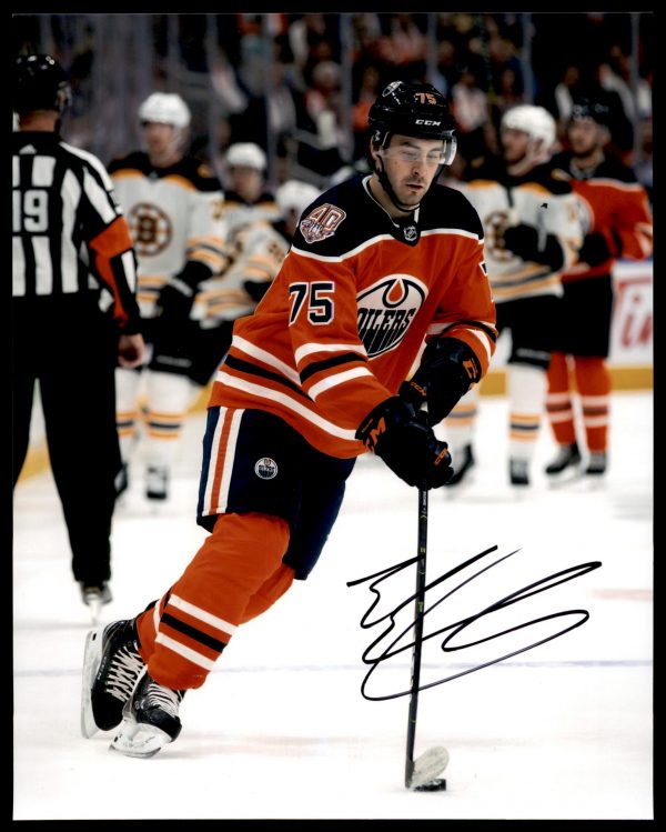 Evan Bouchard Signed Edmonton Oilers 8x10 Photo - COA