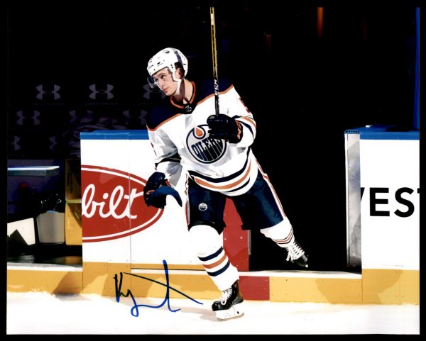 Kailer Yamamoto Edmonton Oilers Autographed 8x10 Photo w/COA