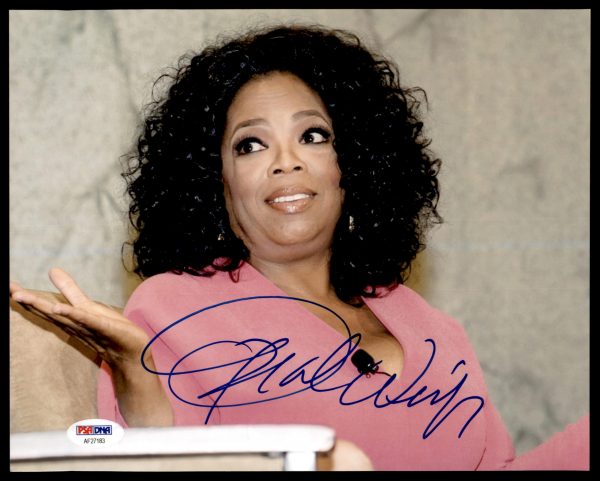 Oprah Winfrey Celebrity Autographed 8x10 Photo w/PSA COA