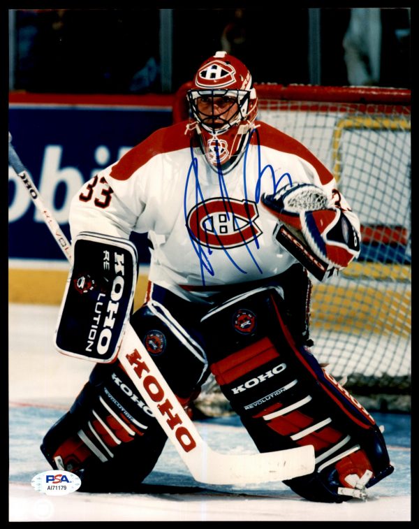 Patrick Roy Montreal Canadiens Autographed 8x10 Photo w/PSA COA