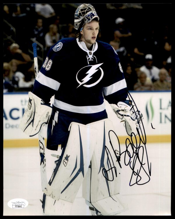 Andrei Vasilevskiy Tampa Bay Lightning Autographed 8x10 Photo w/JSA COA