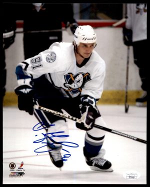 Sergei Fedorov Anaheim Ducks Autographed 8x10 Photo w/JSA COA
