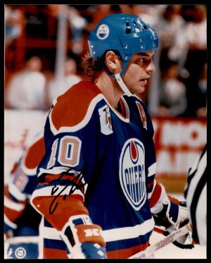 Esa Tikkanen Edmonton Oilers Autographed 8x10 Photo w/COA