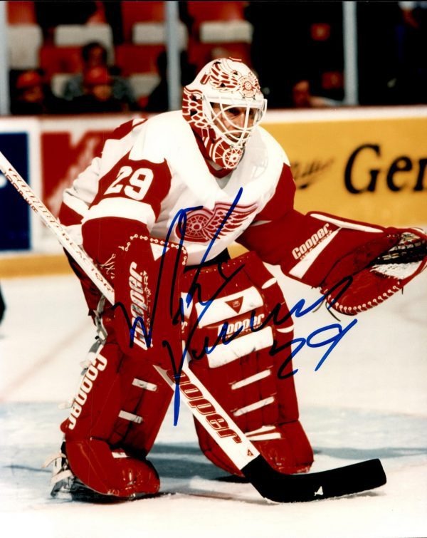 Mike Vernon Detroit Red Wings Autographed 8x10 Photo w/COA