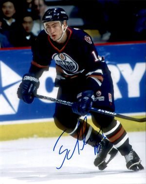 Miroslav Satan Edmonton Oilers Autographed 8x10 Photo w/COA