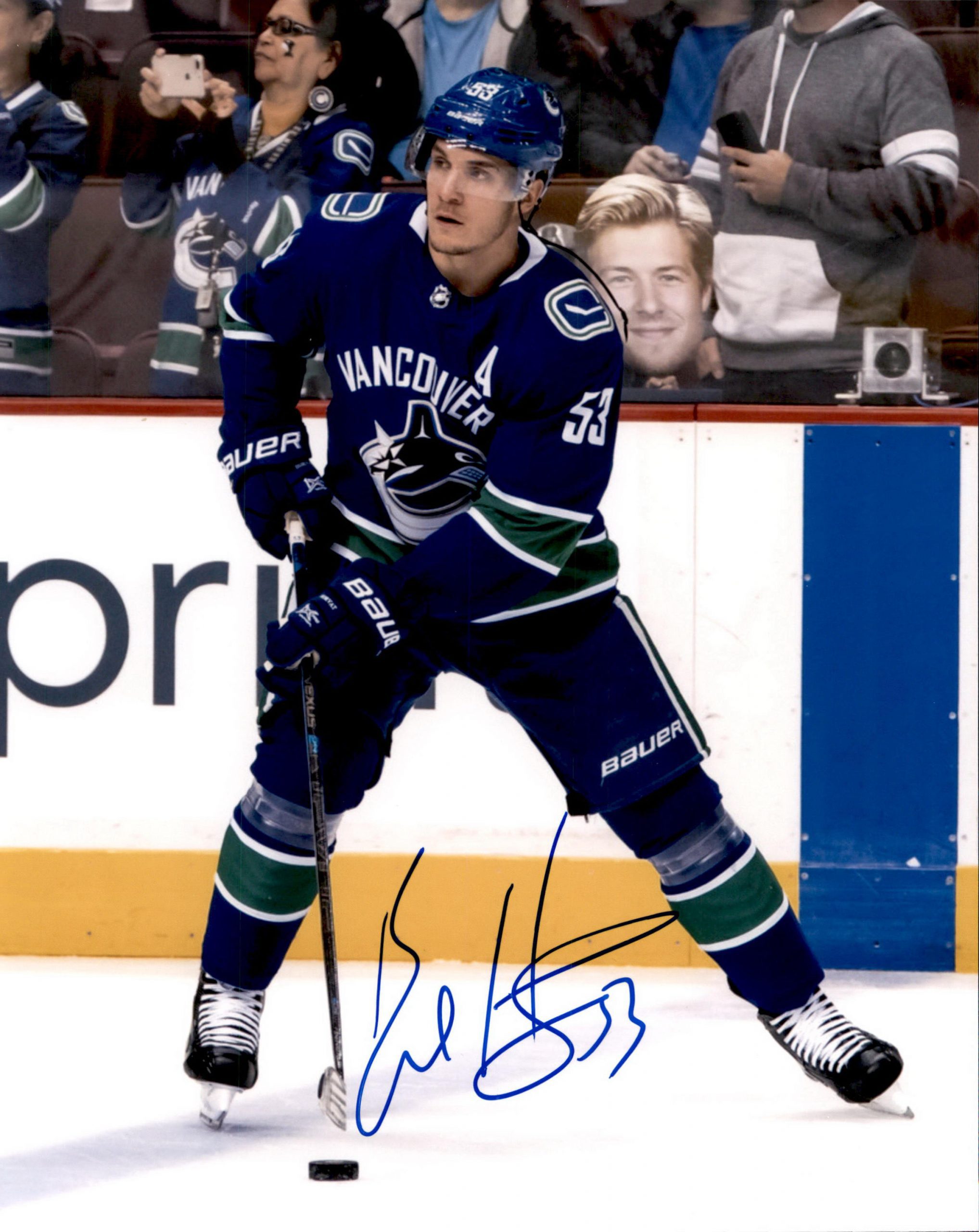 BO HORVAT SIGNED TEAM CANADA 8X10 PHOTO W/PROOF