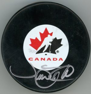 Justin Trudeau Team Canada Authenticated PSA/DNA Autographed Hockey Puck w/COA