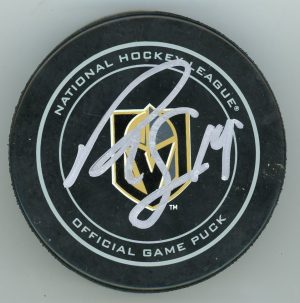 Riley Smith Signed Vegas Golden Knights Puck W/COA