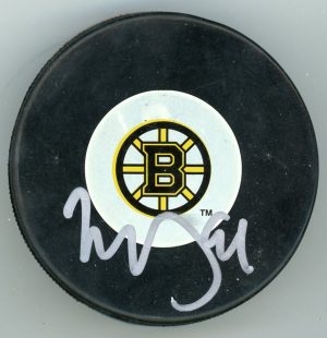 Marc Savard Signed Boston Bruins Puck W/COA