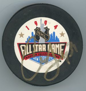 Curtis Joseph Signed All Star Game Puck W/COA