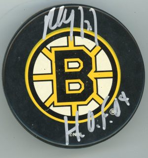 Paul Coffey Signed Boston Bruins Puck W/COA