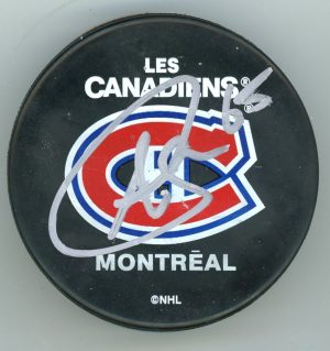 Andrew Shaw Signed Montreal Canadiens Puck W/COA