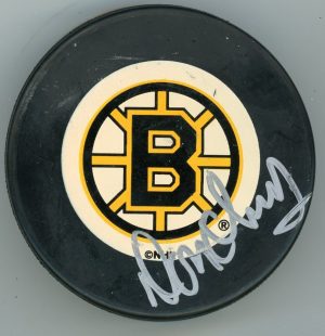 Don Cherry Signed Boston Bruins Puck W/COA