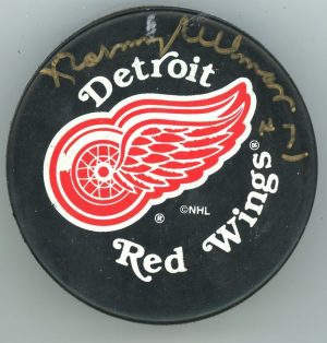 Norm Ullman Signed Detroit Red Wings Puck W/COA