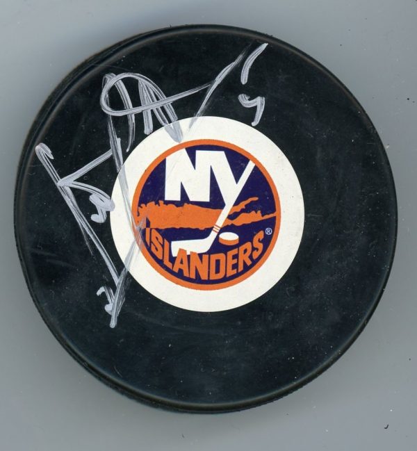 Denis Potvin Signed New York Islanders Puck W/COA