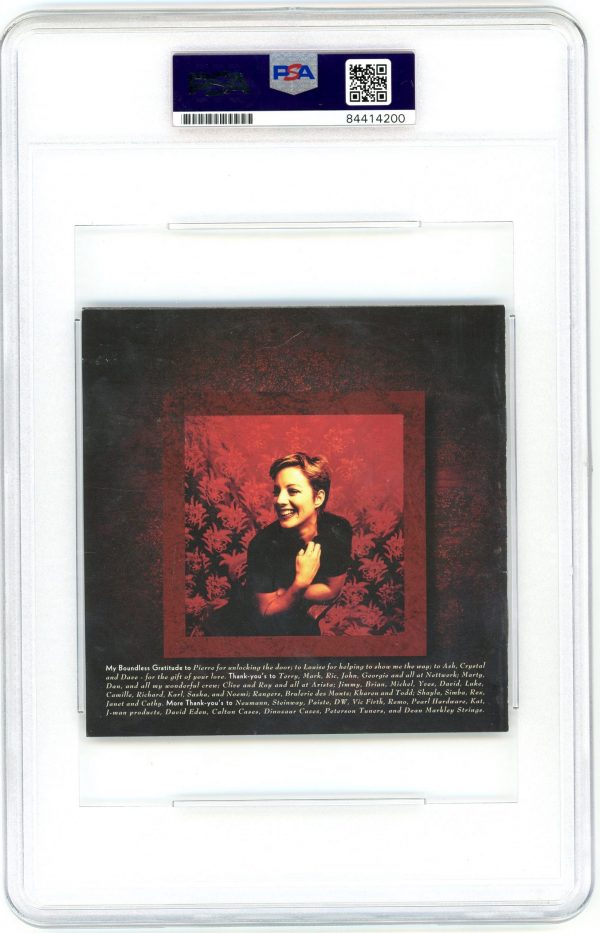 Sarah McLachlan PSA/DNA Autographed Slabbed CD Cover