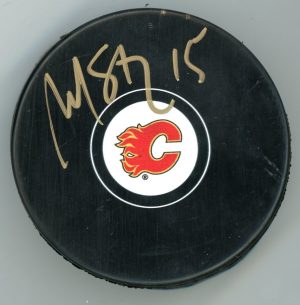 Martin St. Louis Signed Calgary Flames Puck w/COA