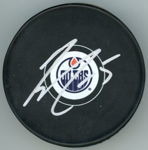 Cody Ceci Oilers Autograph Puck