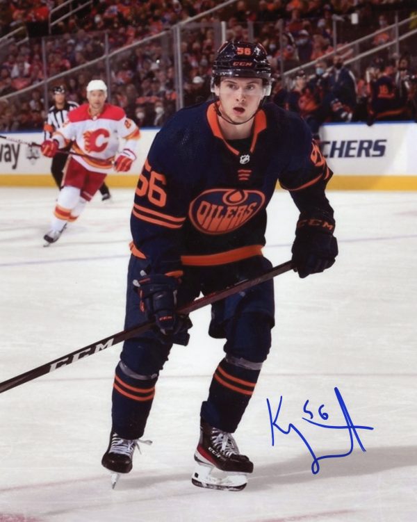 Kyler Yamamoto Oilers Autographed 8x10 Photo w/COA