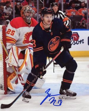 Zach Hyman Oilers Autographed 8x10 Photo w/COA