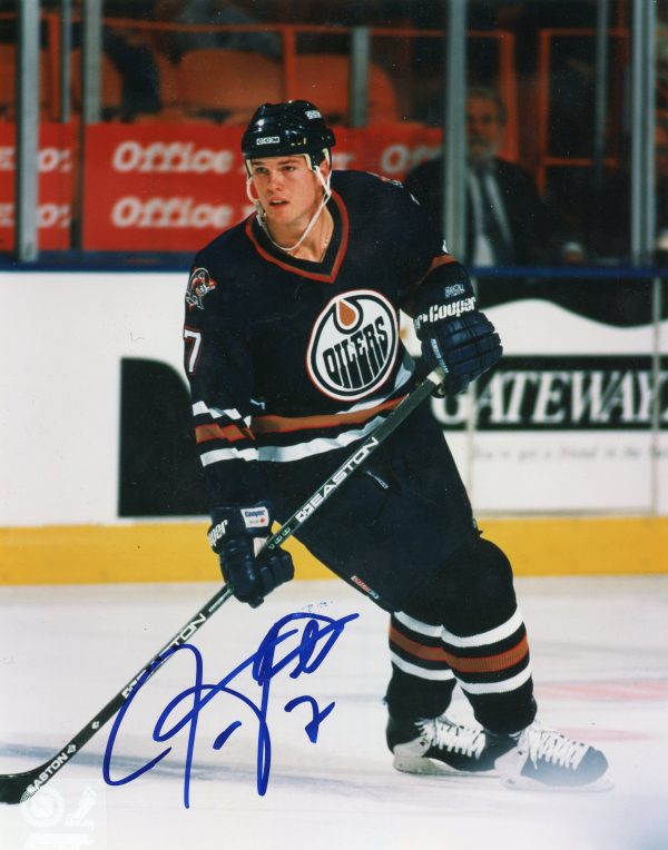 Jason Arnott Autographed 8X10 Edmonton Oilers