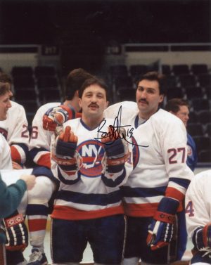 Bryan Trottier Autographed 8X10 New York Islanders