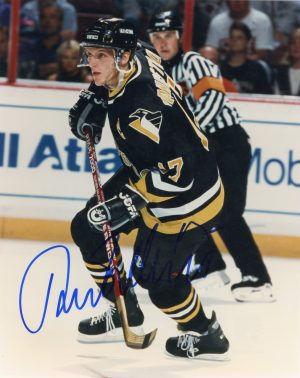 Tomas Sandstrom Autographed 8X10 Pittsburgh Penguins