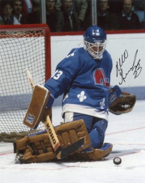 Mario Gosselin Autographed 8X10 Quebec Nordiques