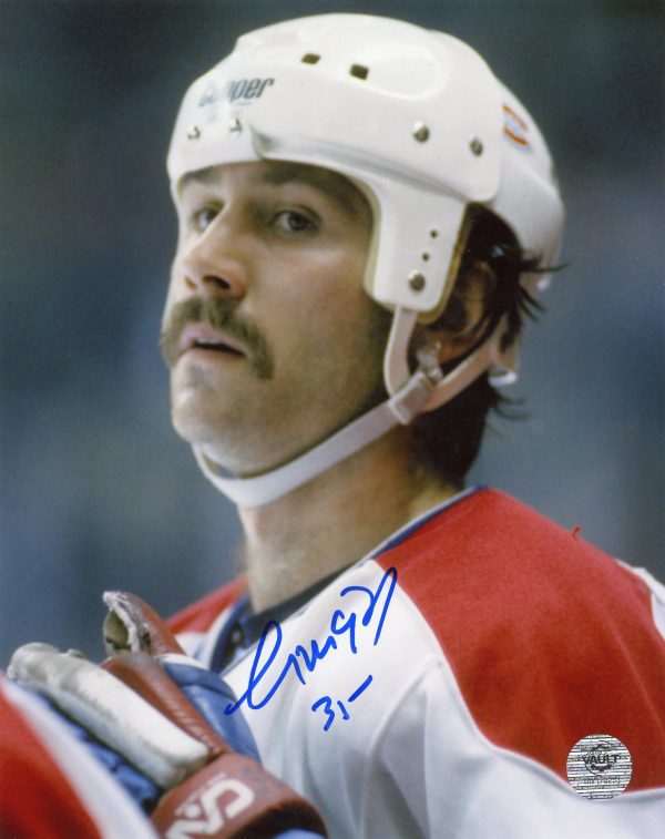 Mike McPhee Autographed 8X10 Montreal Canadians