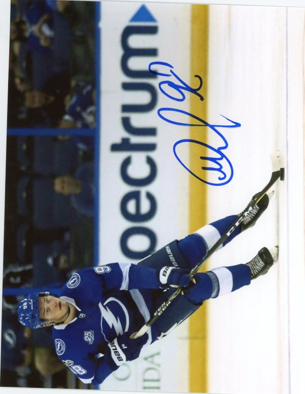 Mikhail Sergachev Autographed 8X10 Tampa Bay Lightning