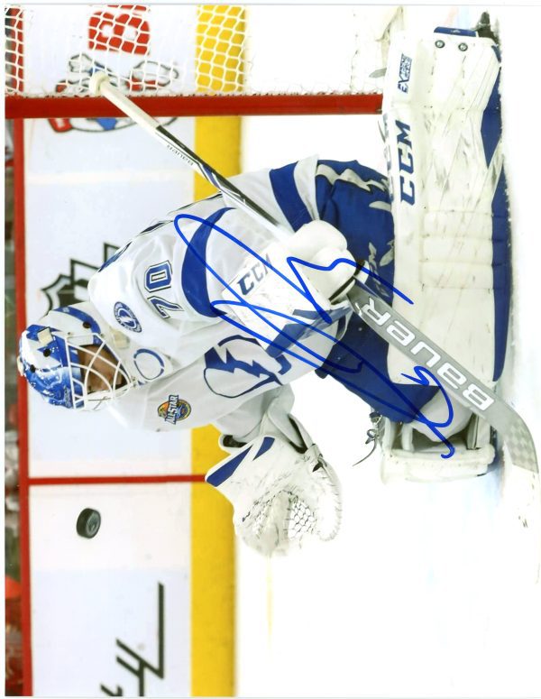 Louis Domingue Autographed 8X10 Tampa Bay Lightning