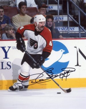 Dave Babych Autographed 8X10 Philadelphia Flyers
