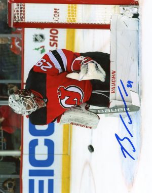 Mackenzie Blackwood Autographed 8X10 New Jersey Devils