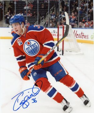 Drake Cuggiula Autographed 8X10 Edmonton Oilers