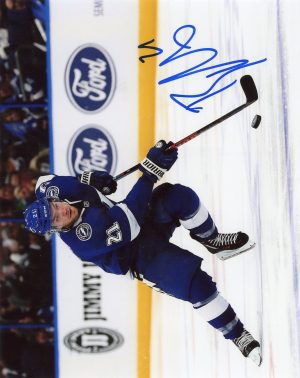 Brayden Point Autographed 8X10 Tampa Bay Lightning