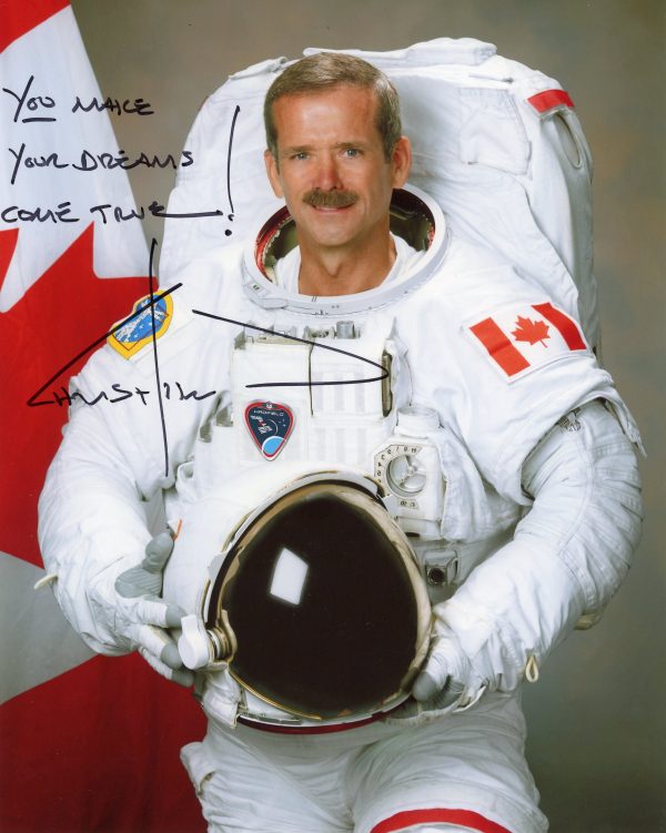 Chris Hadfield Astronaut Autographed 8x10 Photo w/COA