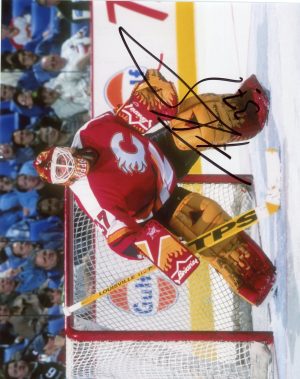Trevor Kidd Autographed 8X10 Calgary Flames