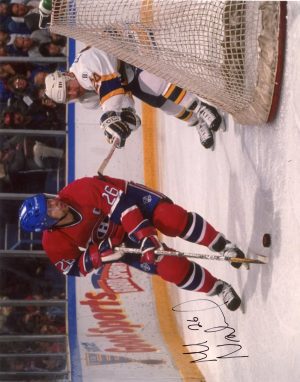 Mats Naslund Authgraphed 8X10 Montreal Canadians