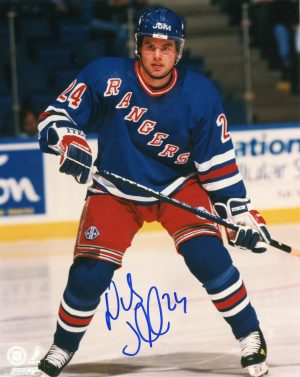 Niklas Sundstrom Autographed 8X10 New York Rangers