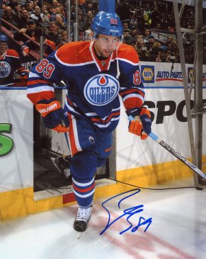 Sam Gagner Autographed 8X10 Edmonton Oilers